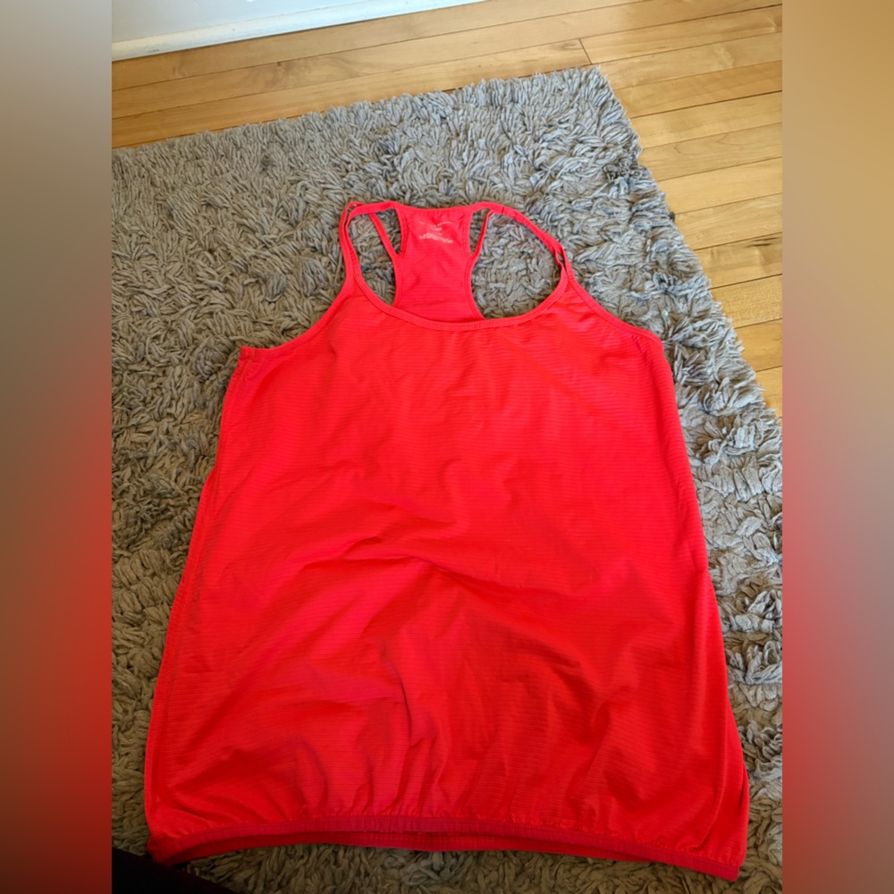 Vibrant coral Tank Top